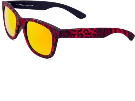 Unisex Zonnebril 50/14/120 mm Acetaat Rood - One Size