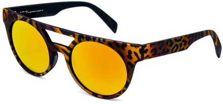 Unisex Zonnebril 50/17/140 mm Acetaat Oranje - One Size