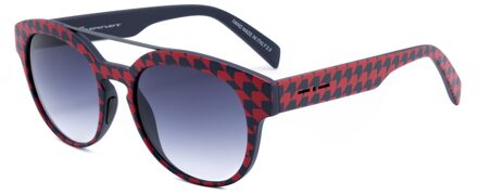 Unisex Zonnebril 50/18/140 mm Acetaat Blauw en rood