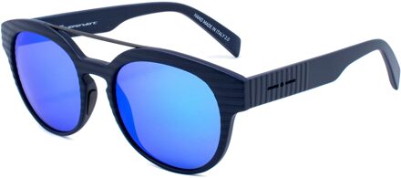 Unisex Zonnebril 50/18/140 mm Acetaat Blauw - One Size