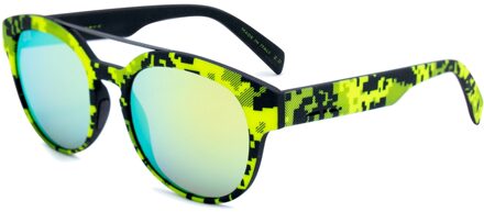 Unisex Zonnebril 50/18/140 mm Acetaat Geel