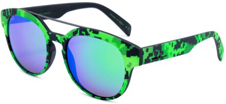 Unisex Zonnebril 50/18/140 mm Acetaat Groen - One Size