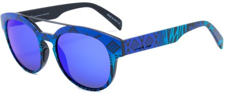 Unisex Zonnebril 50/18/140 mm Acetaat - maat Blauw