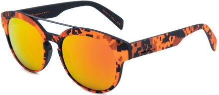 Unisex Zonnebril 50/18/140 mm Acetaat Oranje - One Size