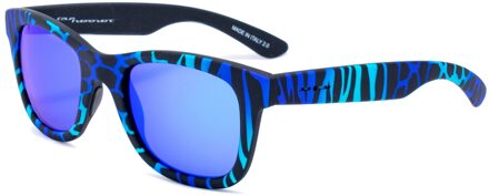 Unisex Zonnebril 50/20/140 mm Acetaat Blauw