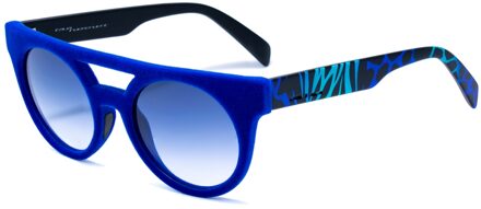 Unisex Zonnebril 50/20/140 mm Acetaat - maat Blauw