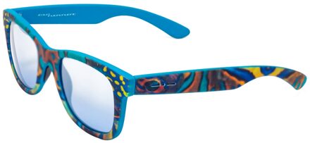 Unisex Zonnebril 50/20/140 mm Acetaat - maat Blauw