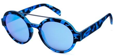 Unisex Zonnebril 51/20/140 mm Acetaat Blauw - One Size