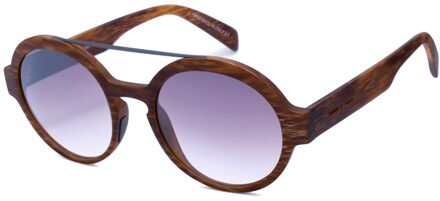 Unisex Zonnebril 51/20/140 mm Acetaat Bruin - One Size