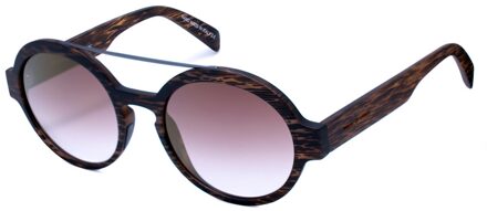 Unisex Zonnebril 51/20/140 mm Acetaat Bruin - One Size