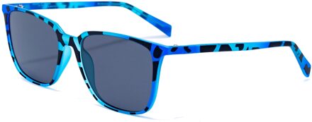 Unisex Zonnebril 52/17/140 mm Acetaat Blauw - One Size
