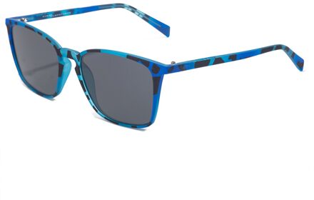 Unisex Zonnebril 52/17/140 mm Acetaat Blauw - One Size