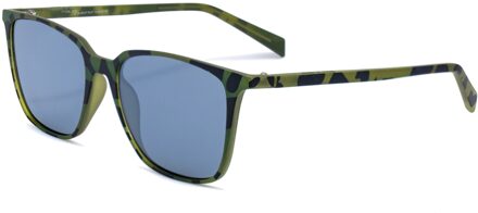 Unisex Zonnebril 52/17/140 mm Acetaat Groen - One Size