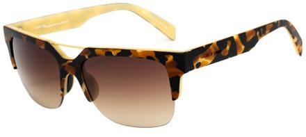 Unisex Zonnebril 53/16/140 mm Acetaat - maat Bruin