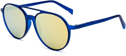 Unisex Zonnebril 53/17/140 mm Acetaat Blauw - One Size