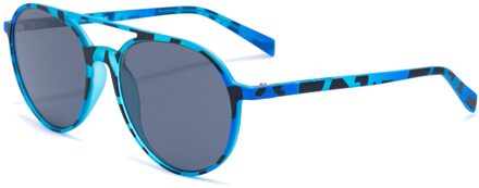 Unisex Zonnebril 53/17/140 mm Acetaat Blauw - One Size