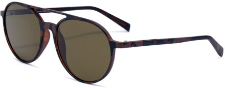 Unisex Zonnebril 53/17/140 mm Acetaat - maat Bruin