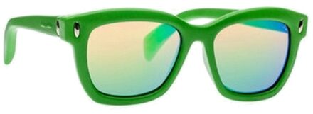 Unisex Zonnebril 53/18/145 mm Gom Groen - One Size