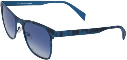Unisex Zonnebril 53/20/145 mm Metaal Blauw - One Size