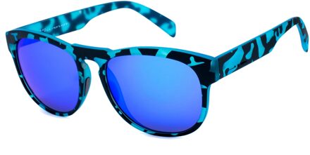 Unisex Zonnebril 54/18/140 mm Acetaat - maat Blauw