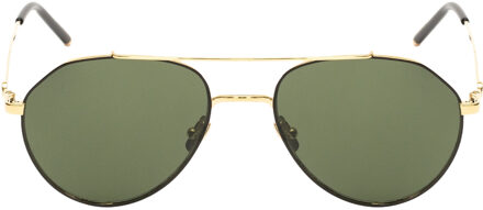 Unisex Zonnebril 55/17/140 mm Titanium Goud