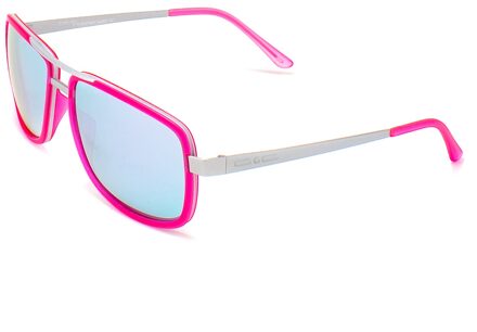 Unisex Zonnebril 55/18/130 mm Acetaat Roze - One Size