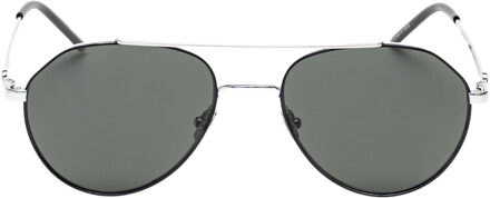 Unisex Zonnebril 56/19/145 mm Titanium - maat Grijs