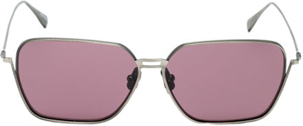 Unisex Zonnebril 60/12/140 mm Roestvrij Staal Grijs