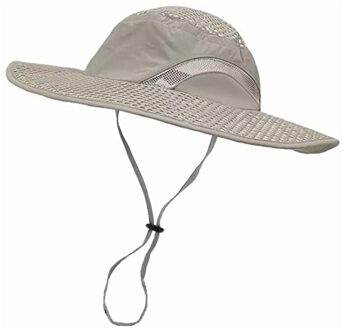 Unisex Zonnesteek Bescherming Hoed, Zon Cooling Cap Met Brede Rand Hoed Voor Buiten Vissen, Wandelen, strand Kamperen, Tuinieren