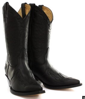 Unisex zwart lederen cowboylaarzen-Arizona HI - maat