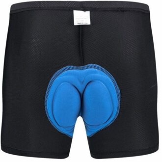 Unisex Zwarte Fiets Shorts Solid Comfortabel Ondergoed Spons Gel 3D Padded Fiets Korte Broek Fietsbroek