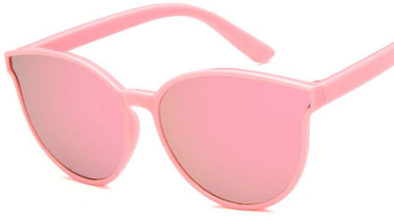 Unisx kids zonnebril meisjes jongens baby kinderen peuter zonnebril vintage óculos infantil roze-roze