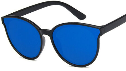 Unisx kids zonnebril meisjes jongens baby kinderen peuter zonnebril vintage óculos infantil zwart-blauw