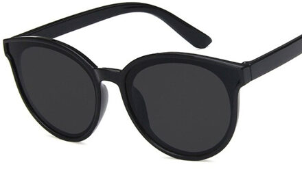 Unisx kids zonnebril meisjes jongens baby kinderen peuter zonnebril vintage óculos infantil zwart-zwart