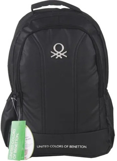 United Colors Of Benetton School Backpack 96029 - Black Everyday Use Backpack - School Bag