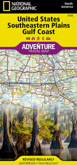 United States, Southeastern Plains And Gulf Coast Adventure Map