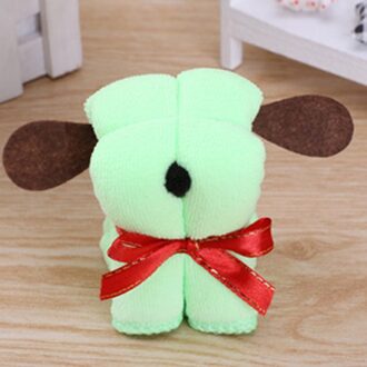 Uniuqe Mooie Schattige Hond Vorm Microfiber Katoenen Handdoek Speciale Washandje Wedding Persent Verjaardag Willekeurige Kleur