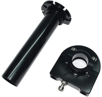 Universal 22Mm 7/8 "Aluminium Gaspedaal Throttle Twist Grips Handlebar Motorcycle Scooter Bike Cafe Racer Stuur Grips zwart