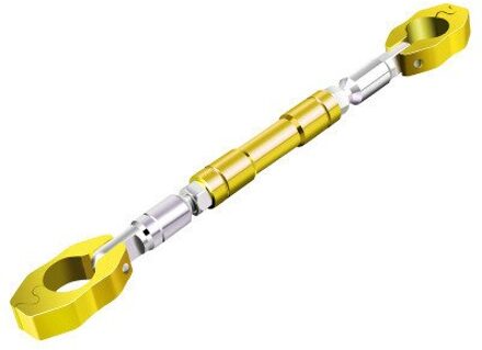 Universal 22Mm Motorcycle Stuur Motor Verstelbare Grips Handle Bar Stuurwiel Versterken Aluminiumlegering Cross Bar Goud