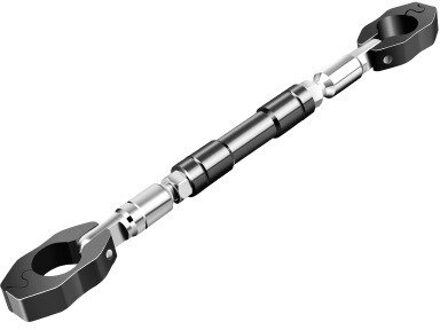 Universal 22Mm Motorcycle Stuur Motor Verstelbare Grips Handle Bar Stuurwiel Versterken Aluminiumlegering Cross Bar zwart