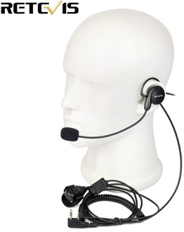 Universal 2Pin Finger PTT Earpiece Soft Microphone Headset For Kenwood For BAOFENG UV-5R Bf-888s Retevis H777 RT5 Walkie Talkie