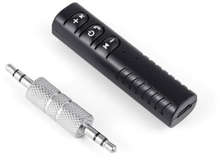 Universal 3.5Mm Voor Jack Carkit Handsfree Muziek Audio Receiver Adapter Auto Voor Aux Kit Voor Speaker Oortelefoon voor Aux zwart