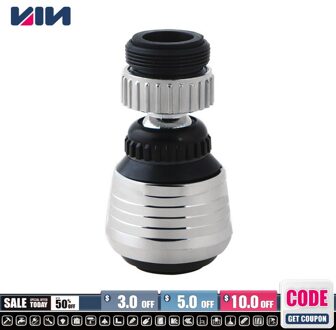 Universal 360 Graden Kraan Beluchter Aanrecht Water Saving Splash Filter Kraan Nozzle Diffuser Douche Connector Waskolf