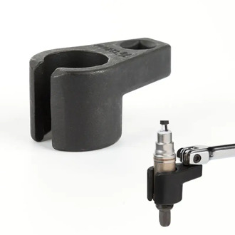 Universal 7/8" 22mm Oxygen Sensor Socket Remover Tool 3/8" Black Square Drive Professional Remover Hand Tool Car Accessories