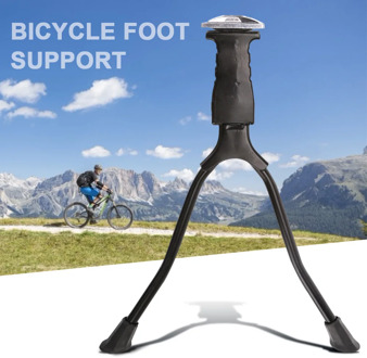 Universal Adjustable Parking Rack Parts Mountain Bicycle Bike Kickstand Double Leg Center Mount Aluminum Alloy Holder Foot Stand