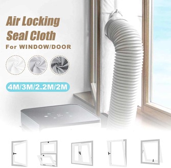 Universal Air Outlet Window Lock Seal Stop Doek Plaat 4 M Airconditioner Venster Afdichting Kit Voor Mobiele Airconditioner 2.2M For Door