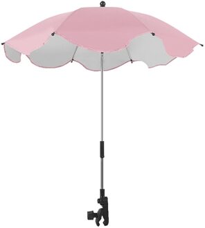 Universal Baby Pram Umbrella Shade Umbrella UV Sunshade For Stroller Pushchair pure color umbrellas Outdoor rain gear 3