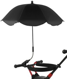 Universal Baby Pram Umbrella Shade Umbrella UV Sunshade For Stroller Pushchair pure color umbrellas Outdoor rain gear 4