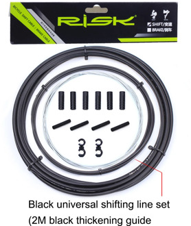 Universal Bicycle Bike Shift And Brake Cable Set Bike Cable And Housing Kit Suitable For Bicycle