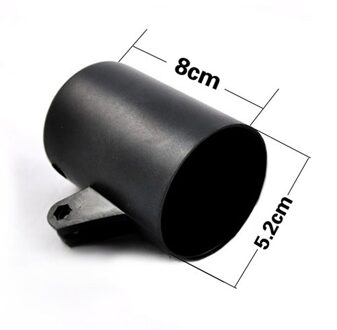 Universal Black 2 ''52mm Truck Motor Auto Dashboard Meter Beugel Cup Gauge Cover Mount Houder Pod Protecter Enkele gat